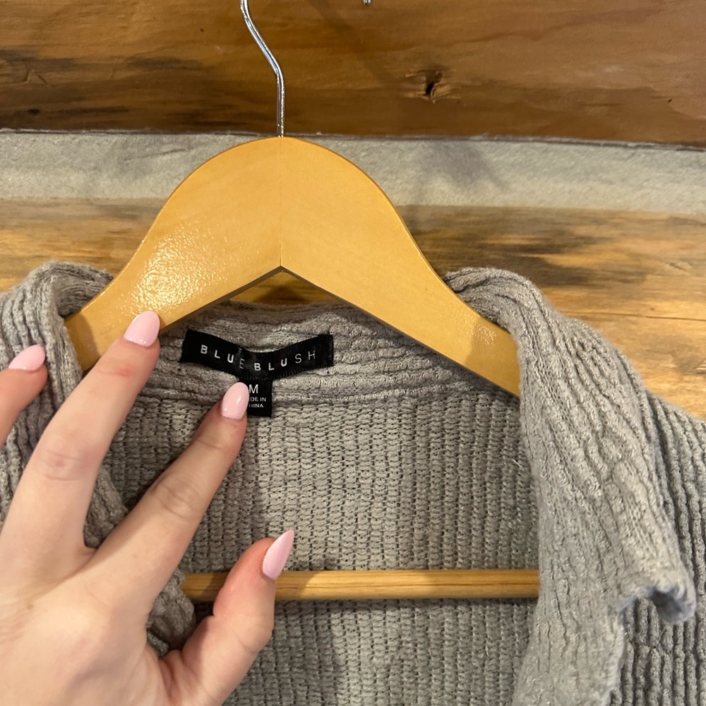 Blue Blush Button Down Shacket - image 3